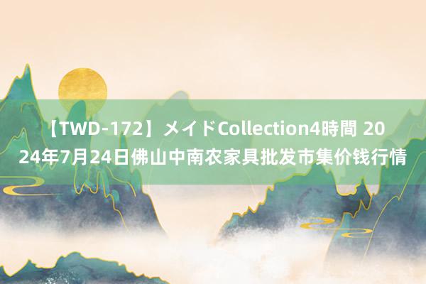 【TWD-172】メイドCollection4時間 2024年7月24日佛山中南农家具批发市集价钱行情