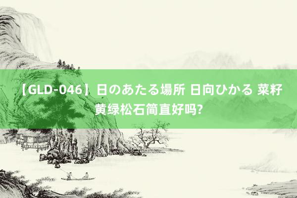 【GLD-046】日のあたる場所 日向ひかる 菜籽黄绿松石简直好吗?