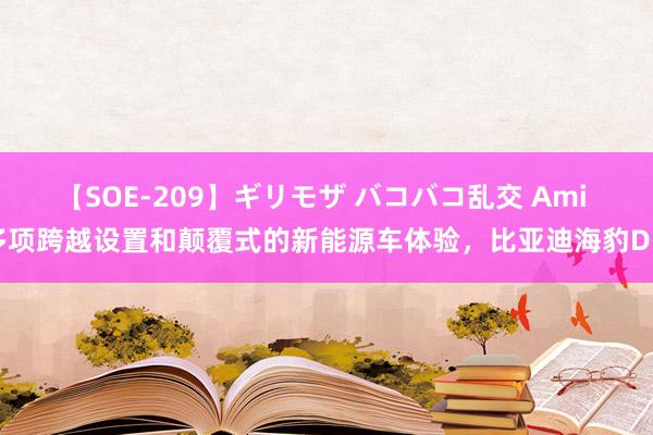 【SOE-209】ギリモザ バコバコ乱交 Ami 多项跨越设置和颠覆式的新能源车体验，比亚迪海豹DM