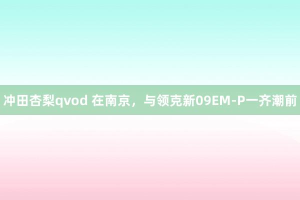 冲田杏梨qvod 在南京，与领克新09EM-P一齐潮前